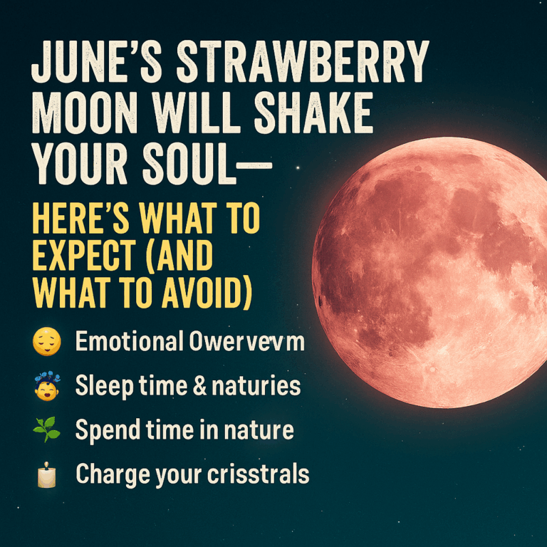 June’s Strawberry Moon Will Shake Your Soul — Here’s What to Expect (and What to Avoid)